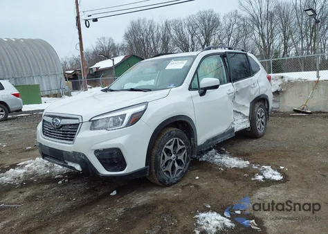 2019 Subaru Forester Premium z USA, uszkodzony, nr VIN JF2SKAGCXKH527073